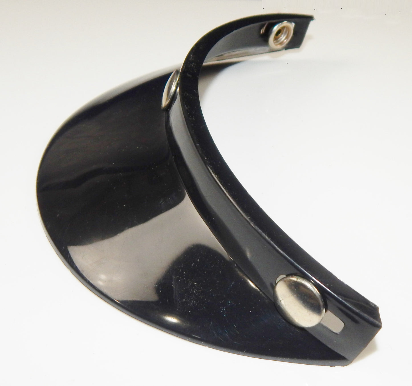 MOTORCYCLES HELMET OPEN/HALF FACE SUNVISOR DUCK BILL BLACK - MotoRaider