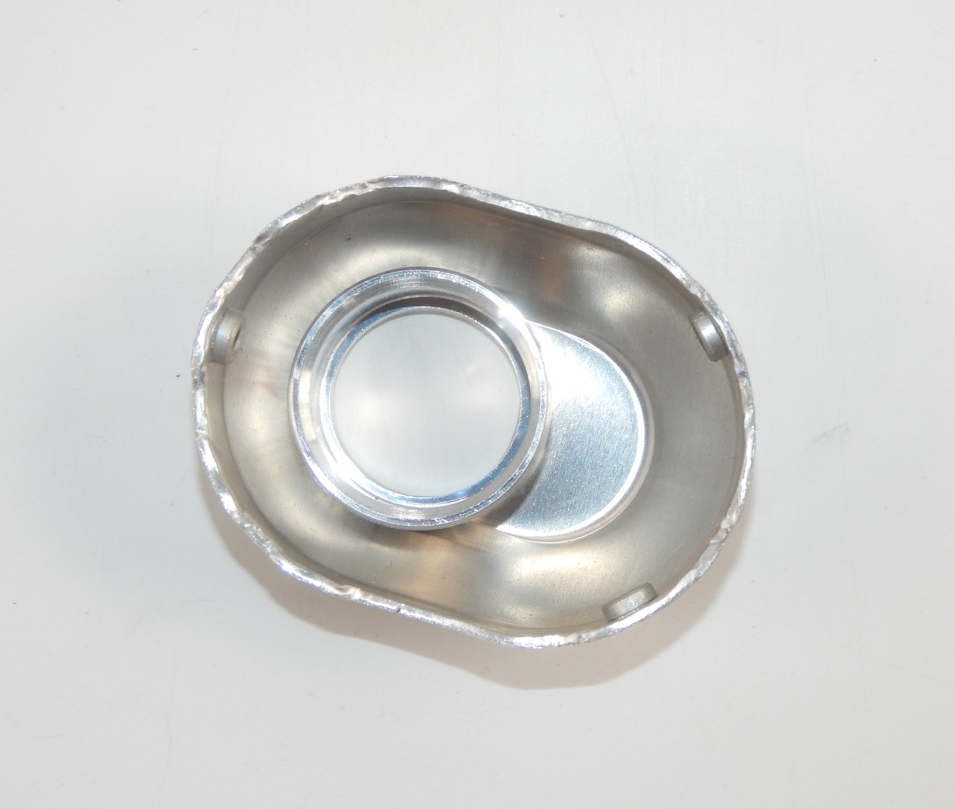 OEM KTM EXHAUST MUFFLER SILENCER PIPE ALLOY END CAP 61x90 mm VINTAGE - MotoRaider