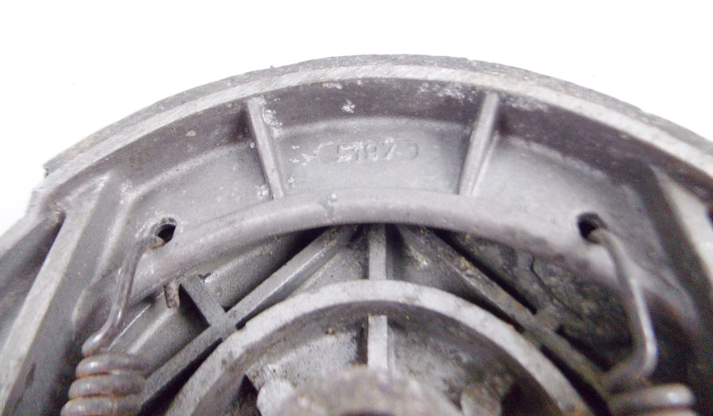 1976 BETA CR 125 250 REAR WHEEL BRAKE PLATE D=160mm SHOES PLATE MOUNT ACTUATOR - MotoRaider