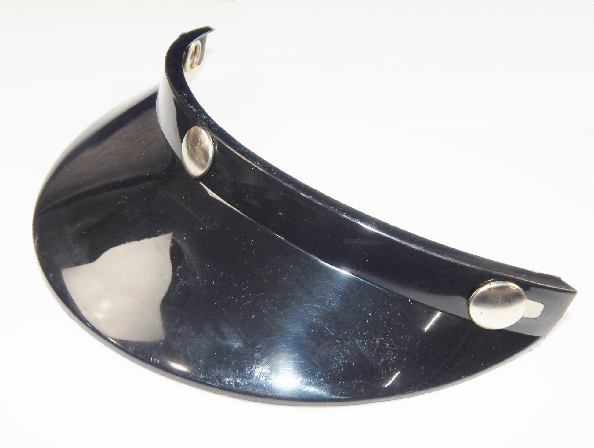 MOTORCYCLES HELMET OPEN/HALF FACE SUNVISOR DUCK BILL BLACK - MotoRaider