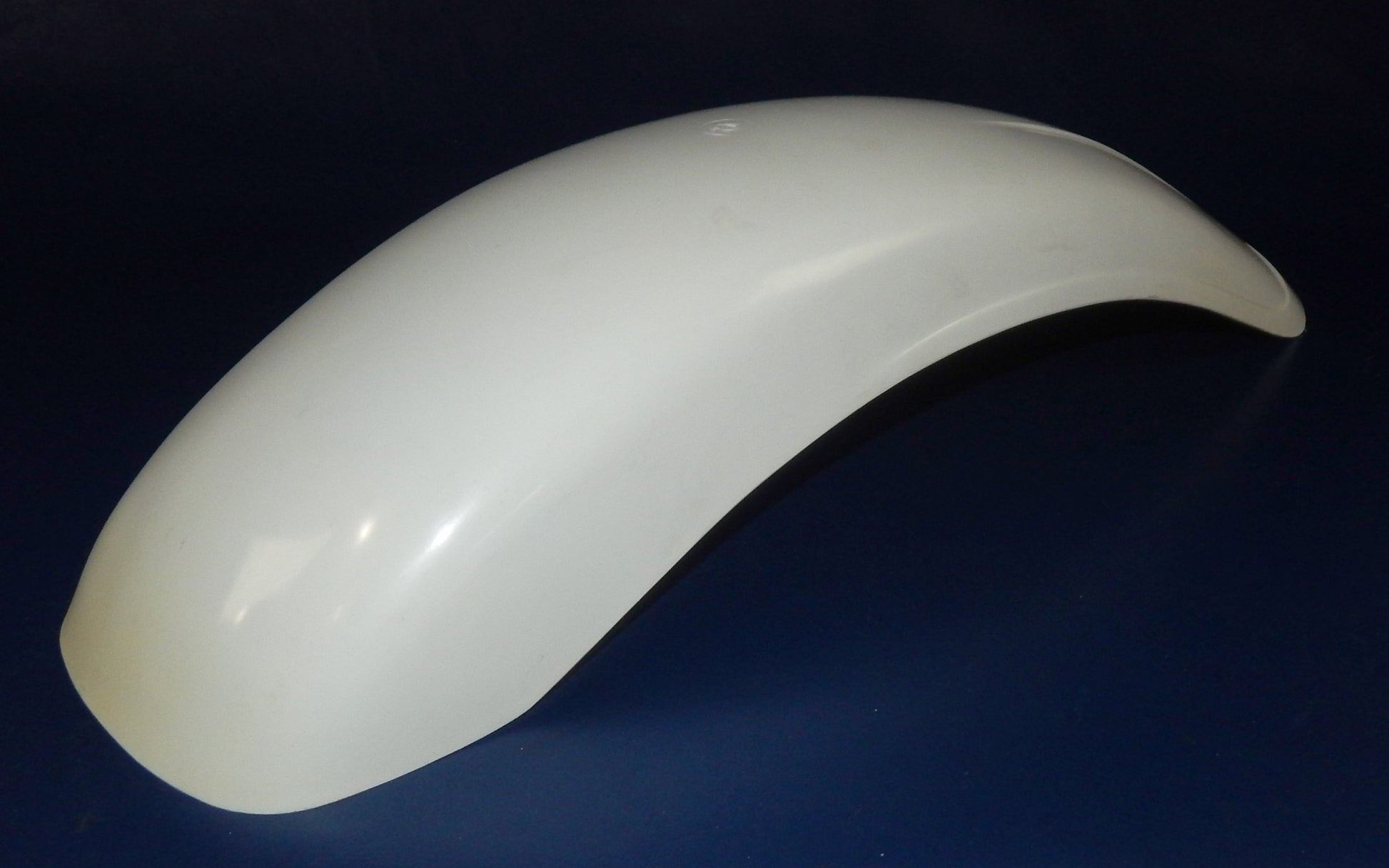 UFO Z-102 MUDGUARD REAR FENDER WHITE PLASTIC L=27.5" VINTAGE MOTOCROSS BETA PUCH - MotoRaider