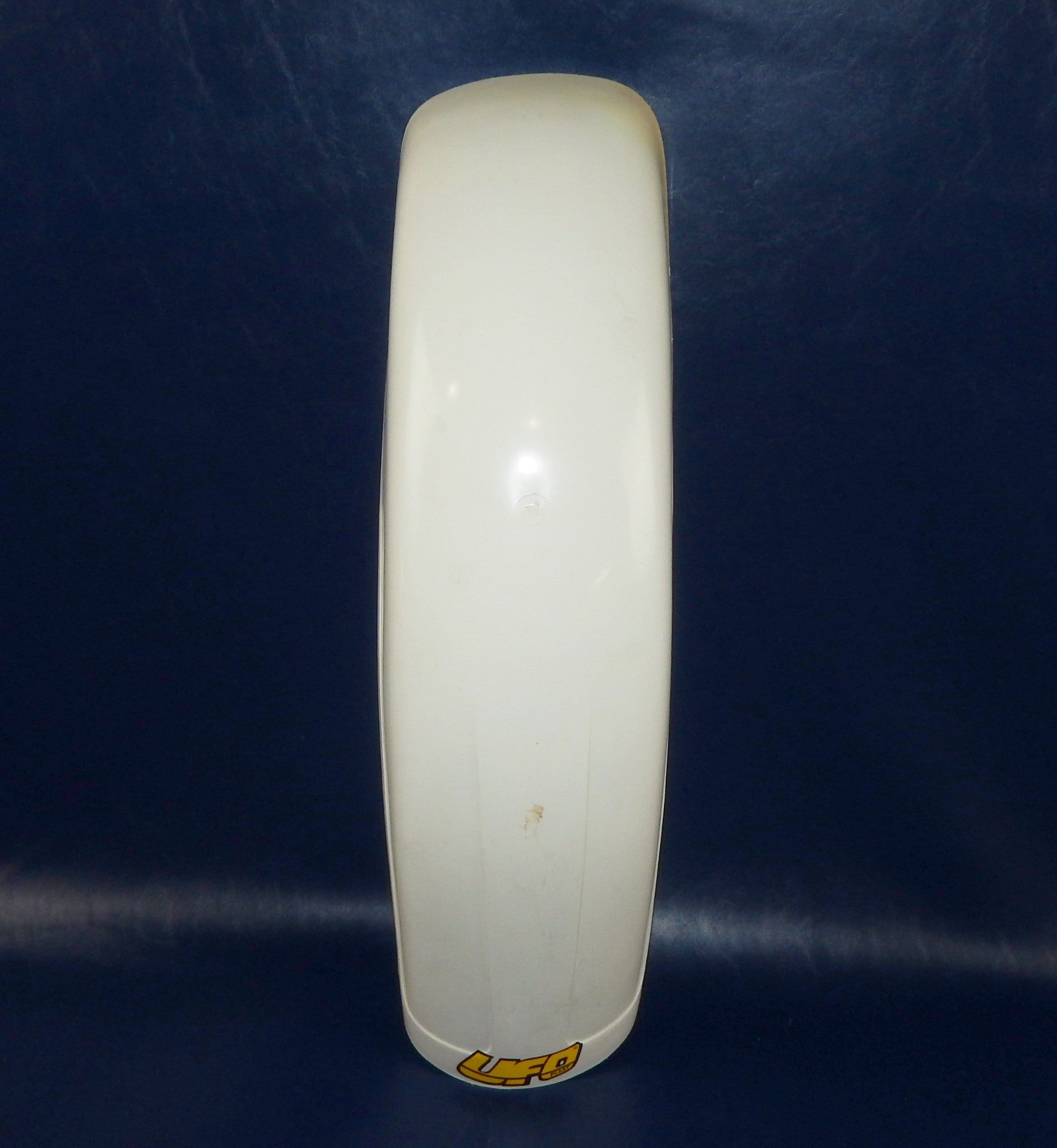UFO Z-102 MUDGUARD REAR FENDER WHITE PLASTIC L=27.5" VINTAGE MOTOCROSS BETA PUCH - MotoRaider