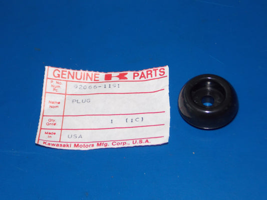 NOS KAWASAKI 1984-2005 KLF250/300/220/110 KSF250 HANDLE PLUG  92066-1191 - MotoRaider