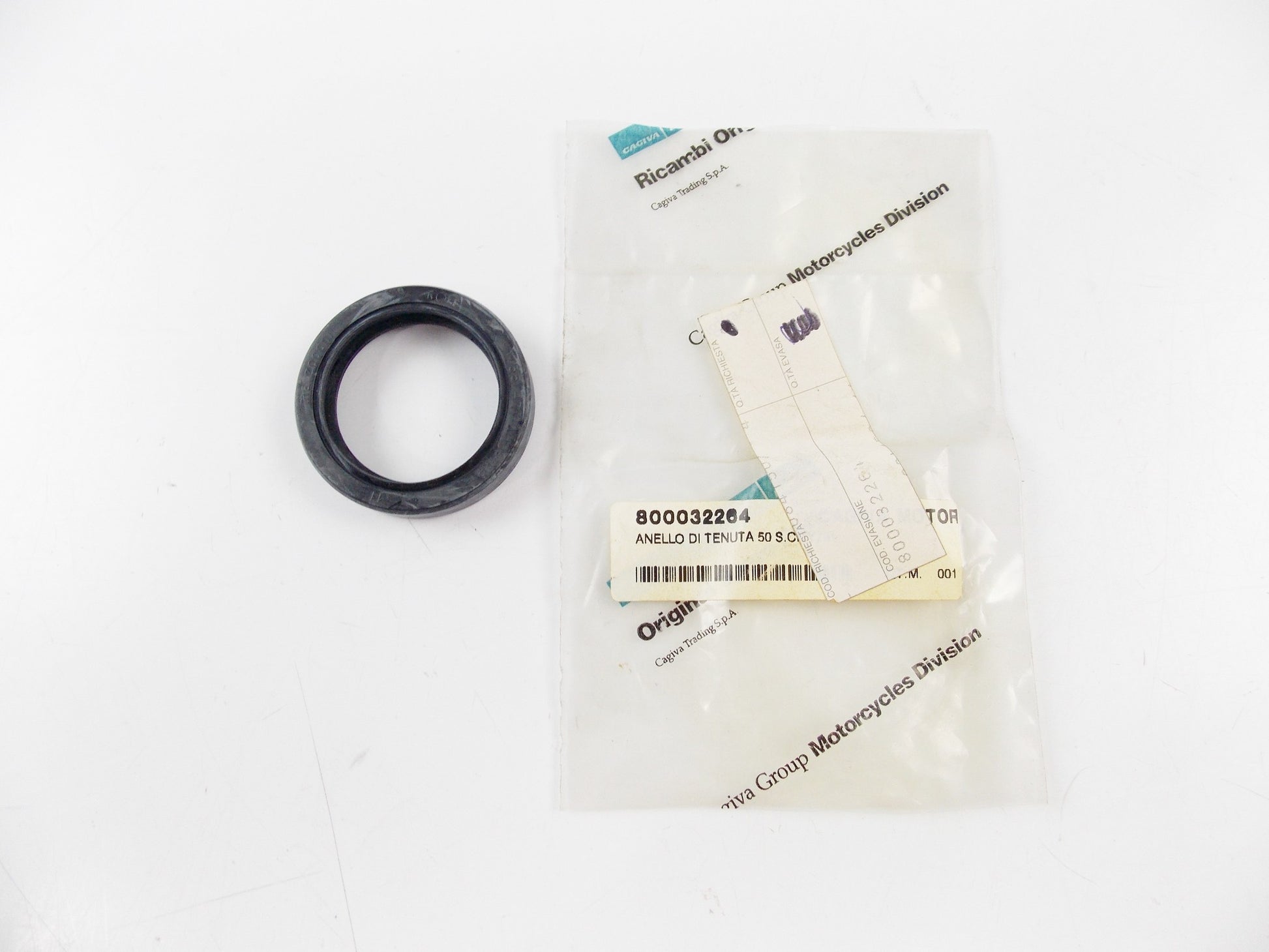 NOS OEM CAGIVA 88-89 BLUES 125 | 90-02 PRIMA 50 FRONT FORK SEAL RING 800032264 - MotoRaider