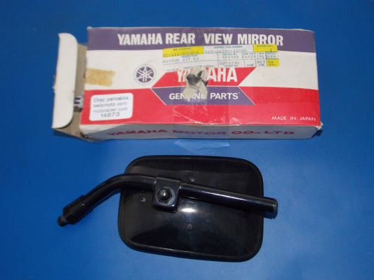 NOS 1980 YAMAHA XS1100/850 REAR VIEW MIRROR LH BLACK 4H3-26290-10-00 - MotoRaider