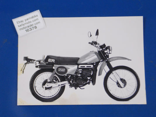 1980's SUZUKI ER 125 ORIGINAL DEALER PHOTO BROCHURE ADVERTISEMENT VINTAGE 7x5" - MotoRaider