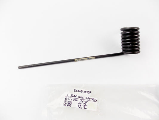 NOS OEM YAMAHA 1985-1990 EC/ST 340 EX570 LH REAR SUSPENSION SPRING 90508-10579 - MotoRaider