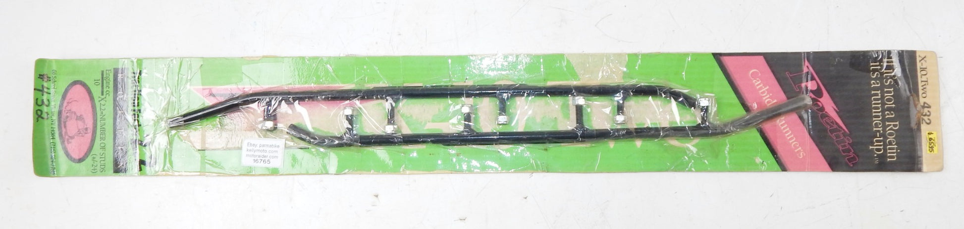 ROETIN X2-432 CARBIDES RUNNERS WEAR BARS 6" MX Z 1996-1997 SKI DOO X-10-TWO-432 - MotoRaider