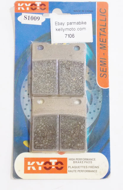 NOS KYOTO SUZUKI RG/RGV/GS/GSGSF/RF SEMI METALLIC REAR PAIR BRAKE PADS S1009 - MotoRaider