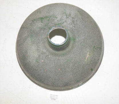 VINTAGE METAL SHOP LIGHT SHADES GREEN PORCELAIN ENAMEL D=14" GARAGE INDUSTRIAL M - MotoRaider