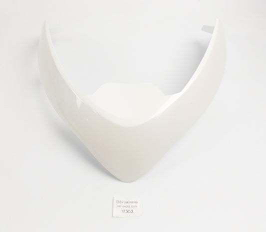 OEM SUZUKI 2007-2008 BURGMAN UH125/UH200 FRONT TOP CENTER COVER WHITE 48131-03H - MotoRaider