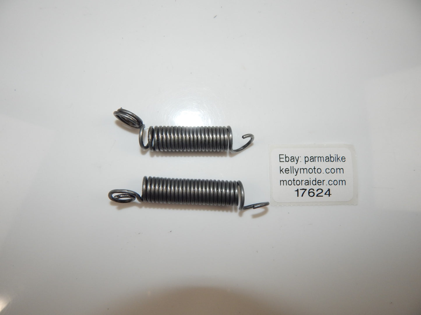 1970's FANTIC TRAIL 125 EXHAUST MUFFLER PIPE RETAINER SPRINGS VINTAGE ITALY - MotoRaider
