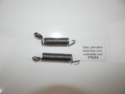 1970's FANTIC TRAIL 125 EXHAUST MUFFLER PIPE RETAINER SPRINGS VINTAGE ITALY - MotoRaider