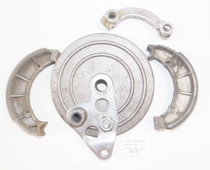 1976 BETA CR 125 250 REAR WHEEL BRAKE PLATE D=160mm PLATE LEVER SHOES GRIMECA - MotoRaider