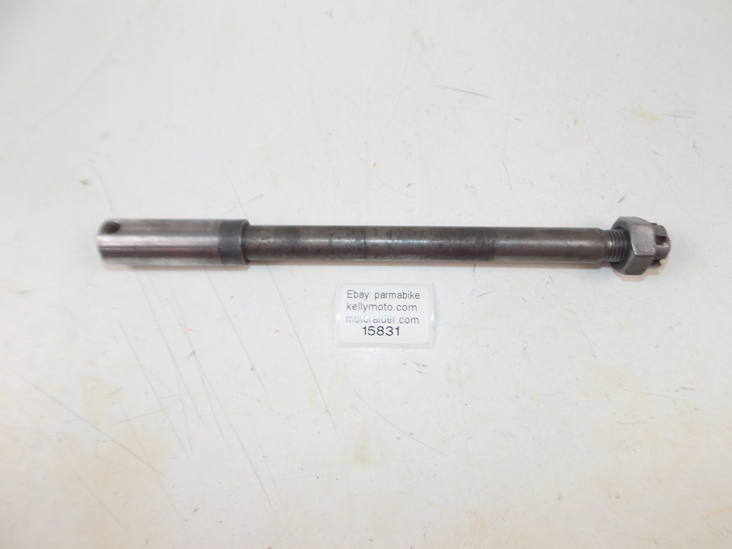 1974 HUSQVARAN WR 400 FRONT WHEEL PIN BOLT AXLE VINTAGE ENDURO - MotoRaider