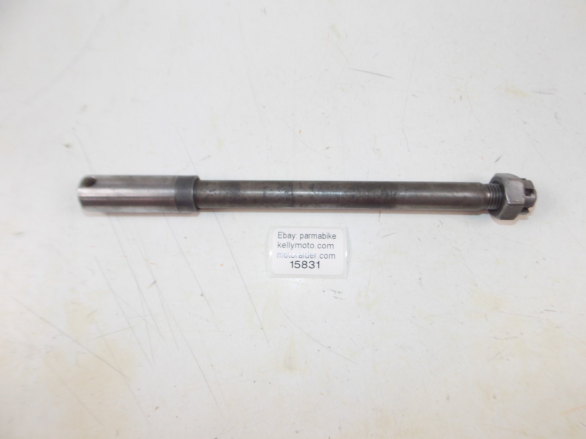1974 HUSQVARAN WR 400 FRONT WHEEL PIN BOLT AXLE VINTAGE ENDURO - MotoRaider