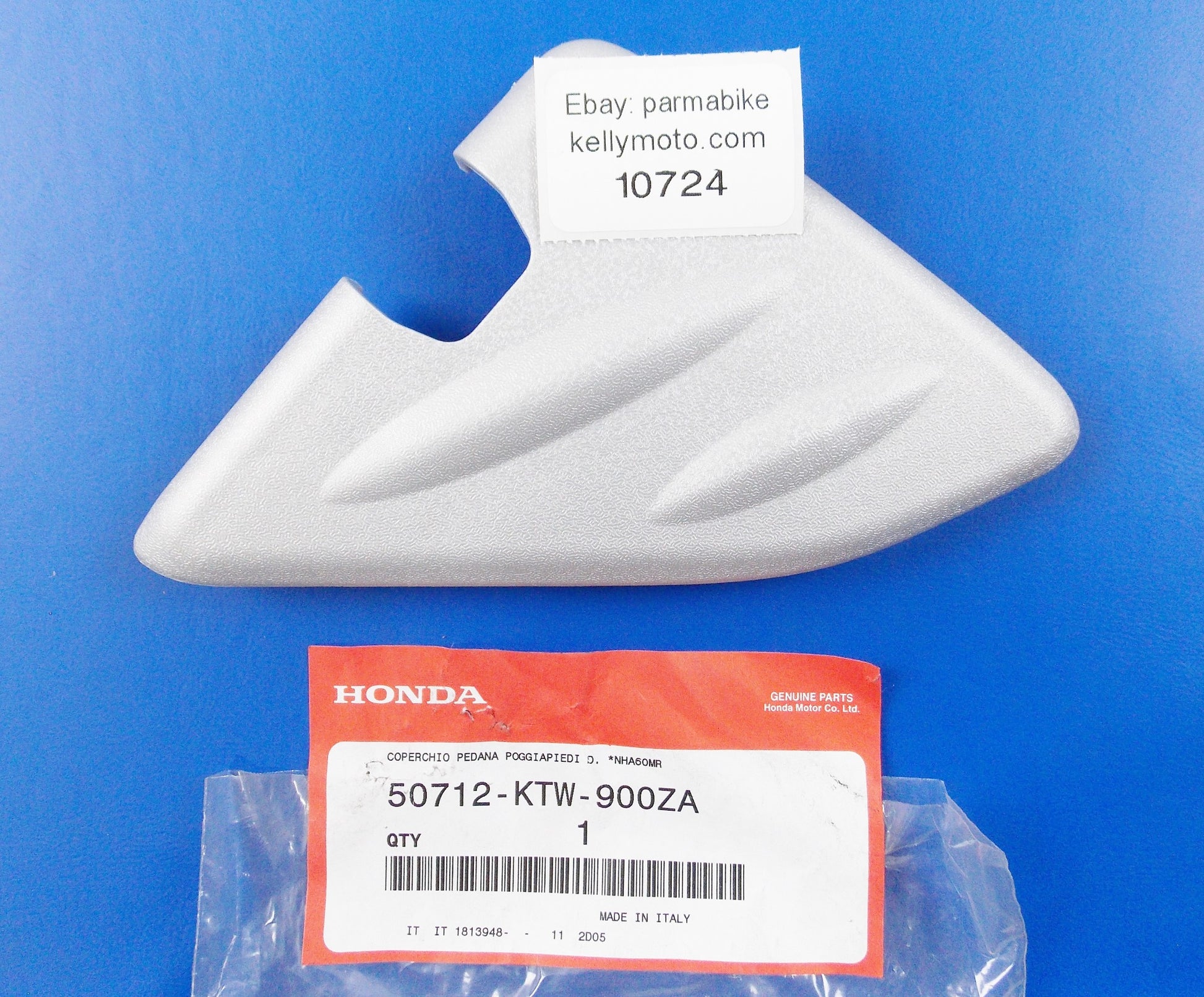 OEM HONDA 2007-2010 SH300 RH COVER BOARD FOOTREST REAR "NHA60MR" 50712-KTW-900ZA - MotoRaider