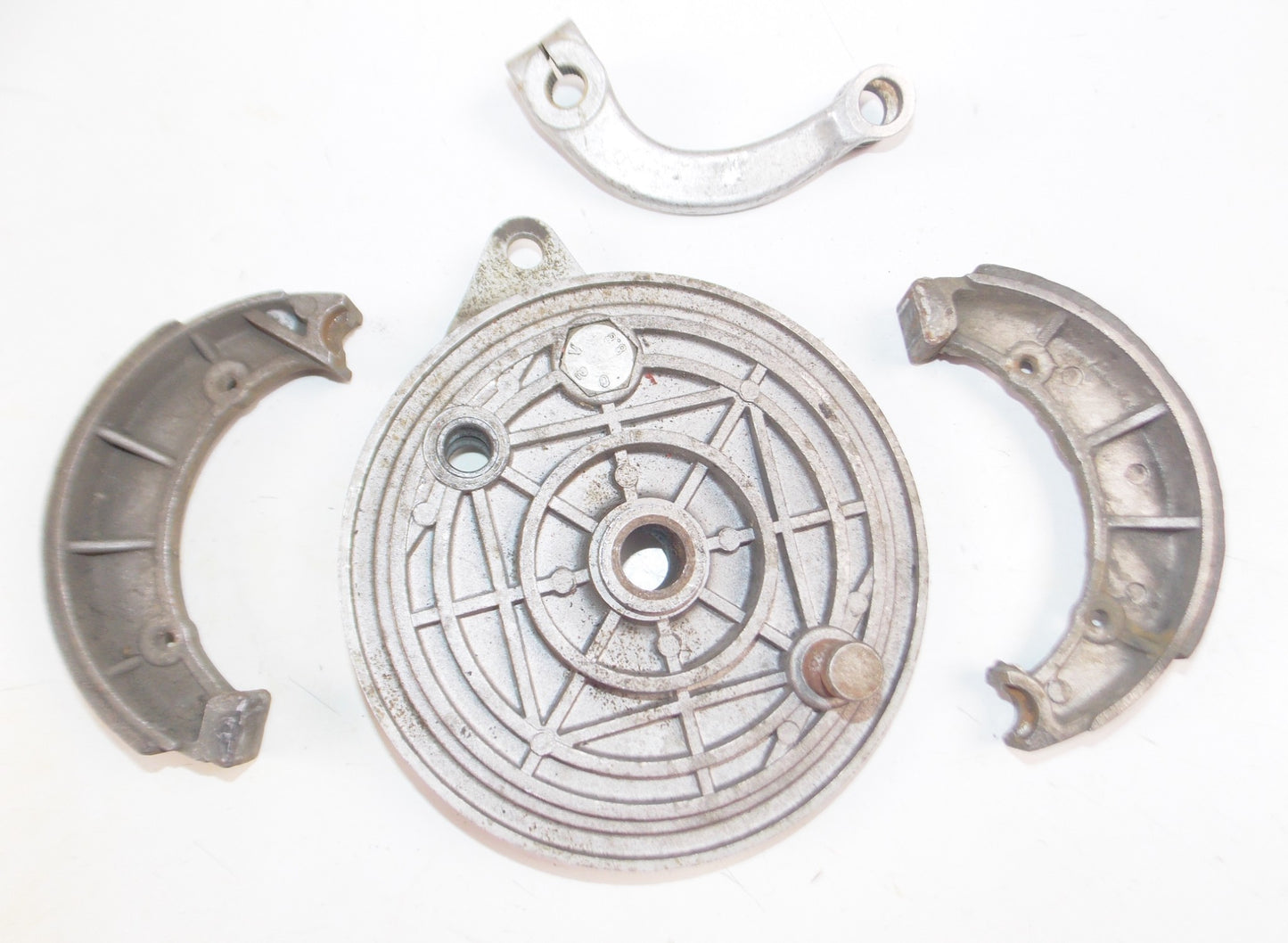 1976 BETA CR 125 250 REAR WHEEL BRAKE PLATE D=160mm PLATE LEVER SHOES GRIMECA - MotoRaider
