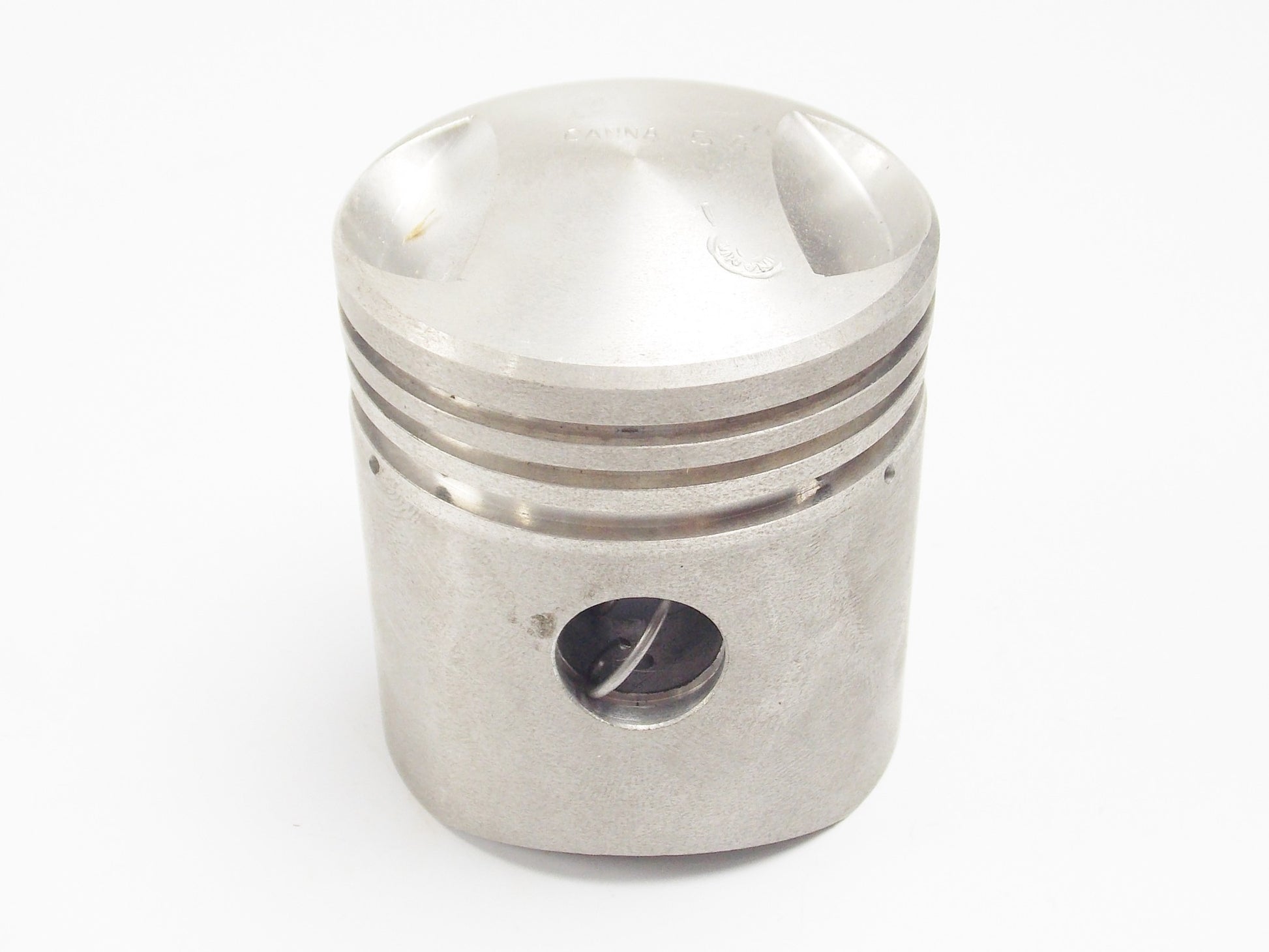NOS DINAMIN PISTON+PIN+RINGS+CLIPS SET CPL 54.4 mm F.B. MONDIAL 125 cc 4-STROKE - MotoRaider