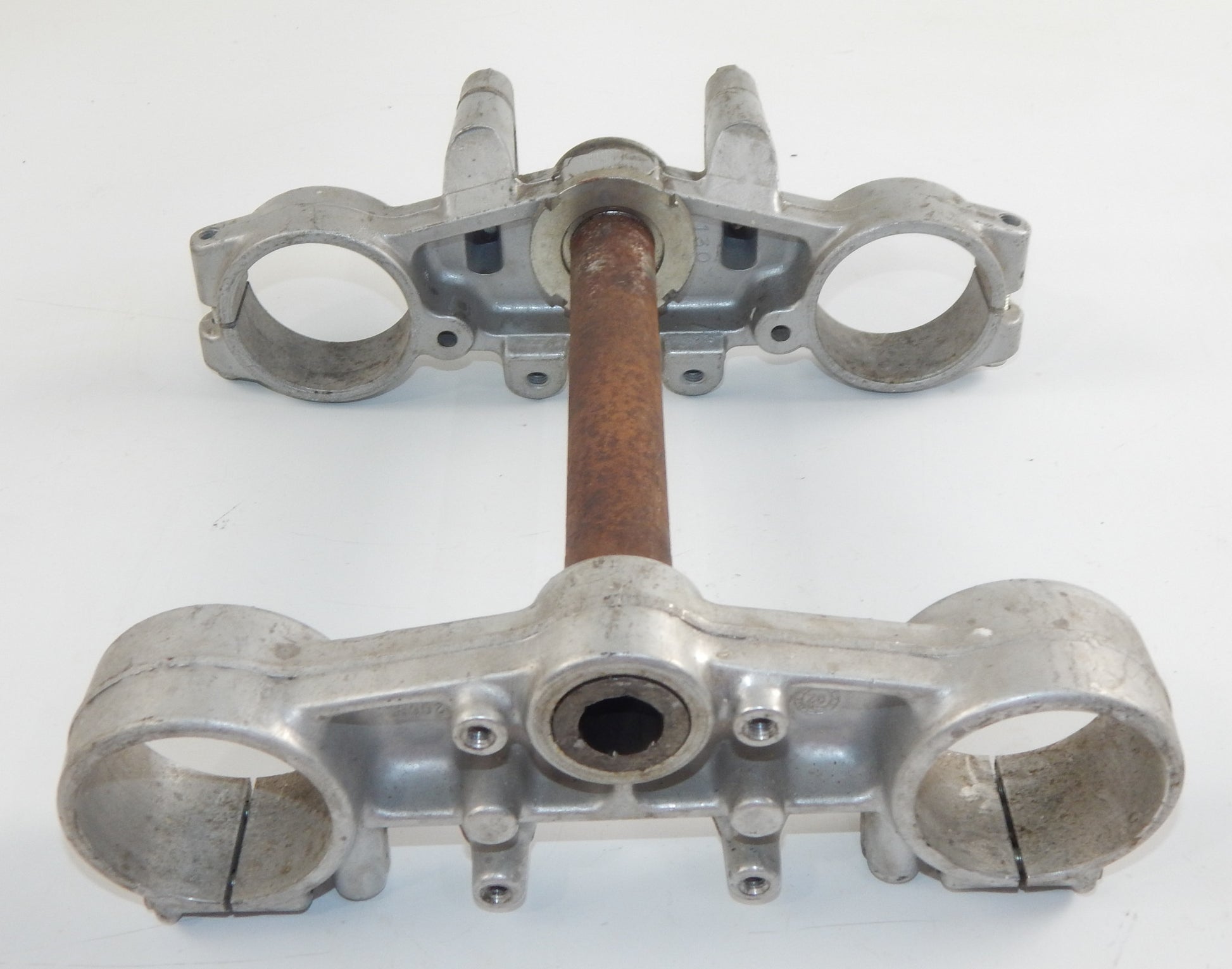 FRONT FORK TRIPLE TREE STEERING PLATE LEG 53mm APRILIA SX 125 2-STROKE 302068 - MotoRaider