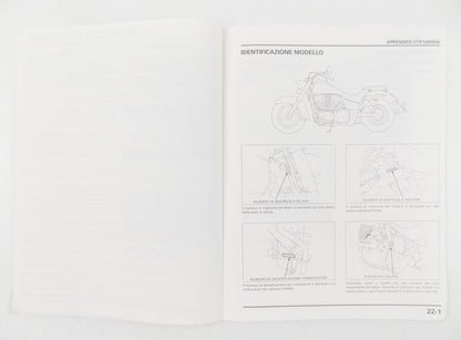 HONDA VTX1300S WORKSHOP MANUAL REPAIR MECHANICAL SERVICE BOOK ITALIAN - MotoRaider