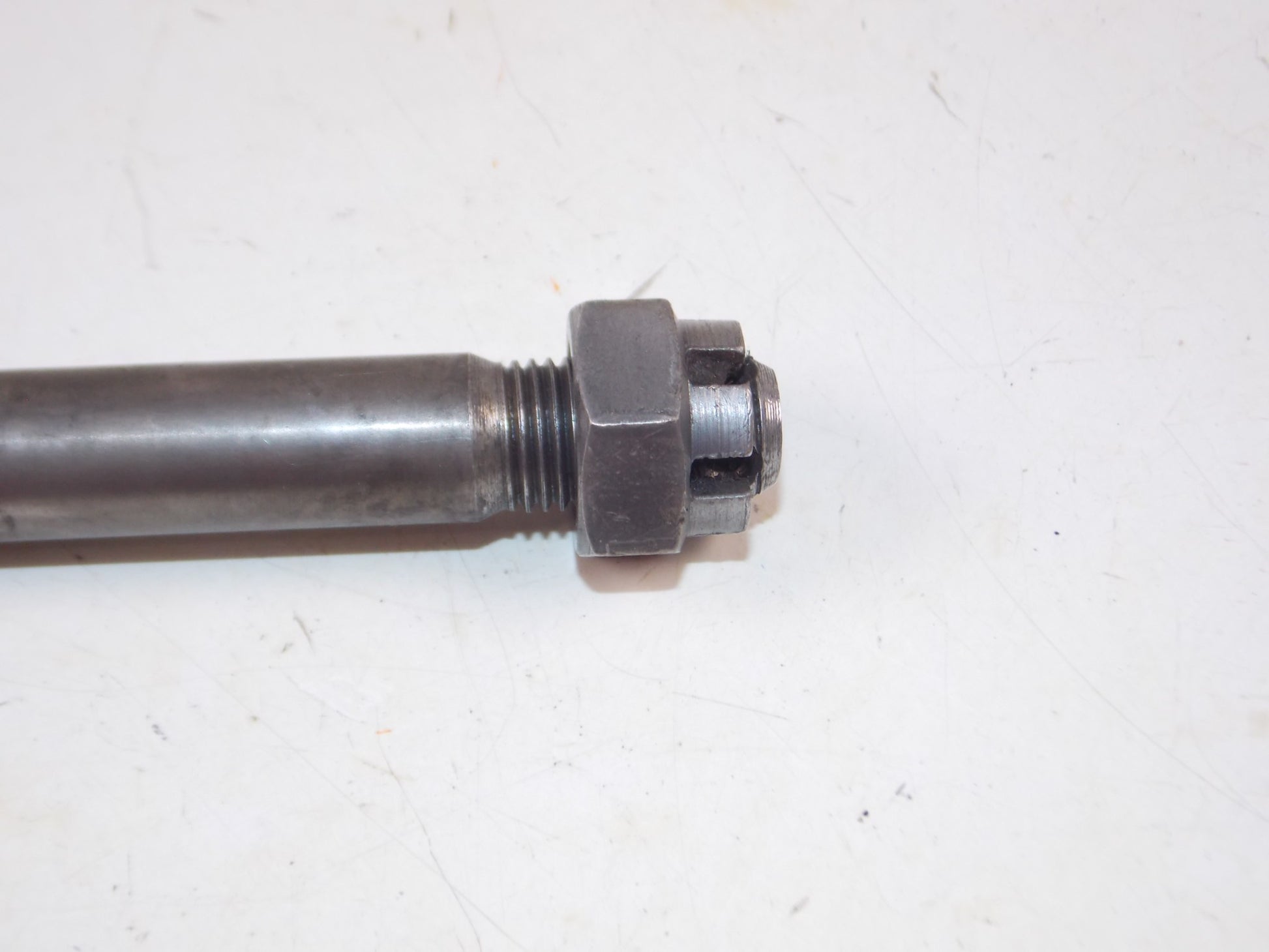 1974 HUSQVARAN WR 400 FRONT WHEEL PIN BOLT AXLE VINTAGE ENDURO - MotoRaider