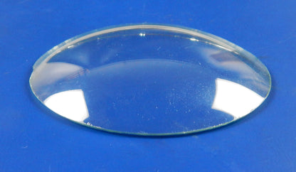 HEADLIGHT GLASS  LENS OD=91mm MOTORCYCLE MOPED SCOOTER VINTAGE PIAGGIO MONDIAL - MotoRaider