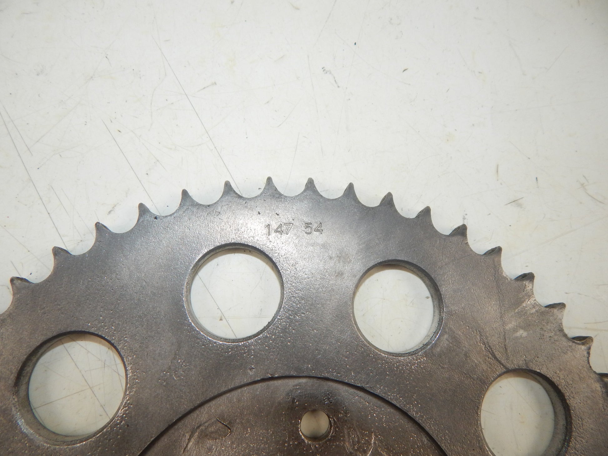 1970's FANTIC MOTOR 125 TRIAL REAR WHEEL SPROCKET 147 54 TEETH VINTAGE ITALY - MotoRaider