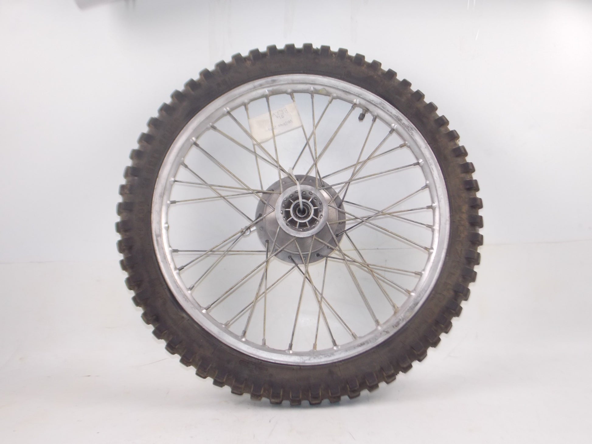 21" FRONT WHEEL TIRE RIM HUB SPOKES BRAKE PLATE BETA CAGIVA APRILIA GILERA TM - MotoRaider