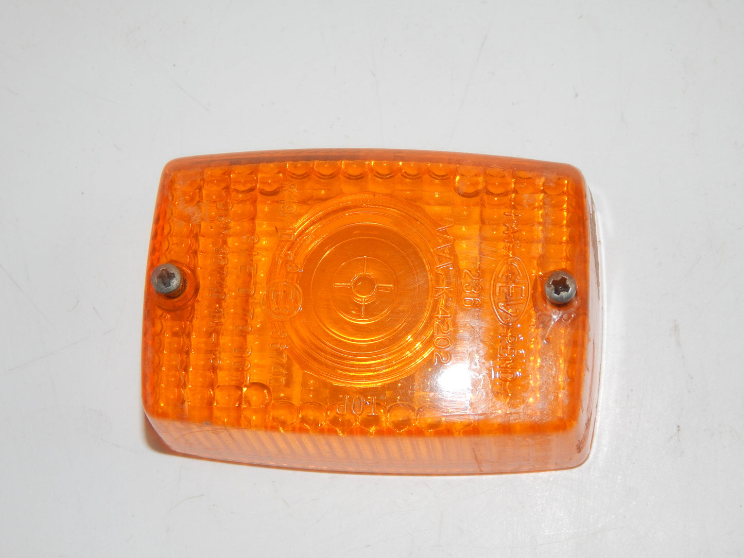 CEV 236 TURN SIGNAL AMBER LENS REFLECTOR 40321 GUZZI BENELLI DUCATI MORINI ITALY - MotoRaider