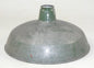 VINTAGE METAL SHOP LIGHT SHADES GREEN PORCELAIN ENAMEL D=14" GARAGE INDUSTRIAL M - MotoRaider