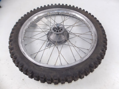 21" FRONT WHEEL TIRE RIM HUB SPOKES BRAKE PLATE BETA CAGIVA APRILIA GILERA TM - MotoRaider