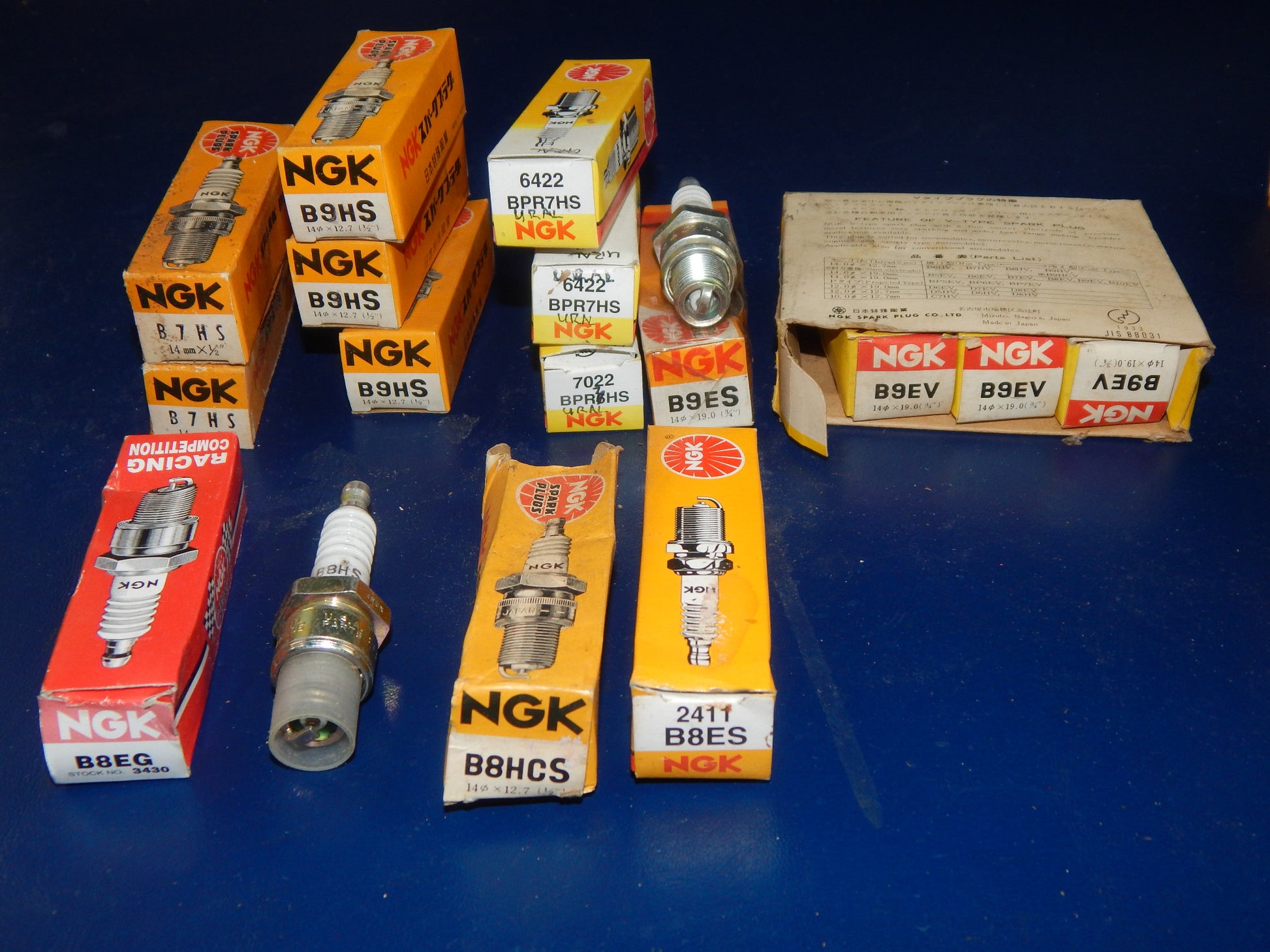 59 NEW MIXED SPARK PLUG MOTORCYCLE SCOOTER ATV NGK BOSCH CHAMPION ND DENSO - MotoRaider