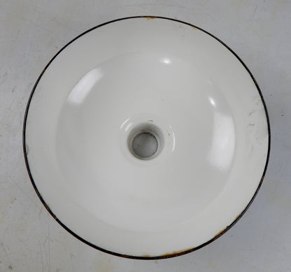 VINTAGE METAL SHOP LIGHT SHADES GREEN PORCELAIN ENAMEL D=14" GARAGE INDUSTRIAL M - MotoRaider