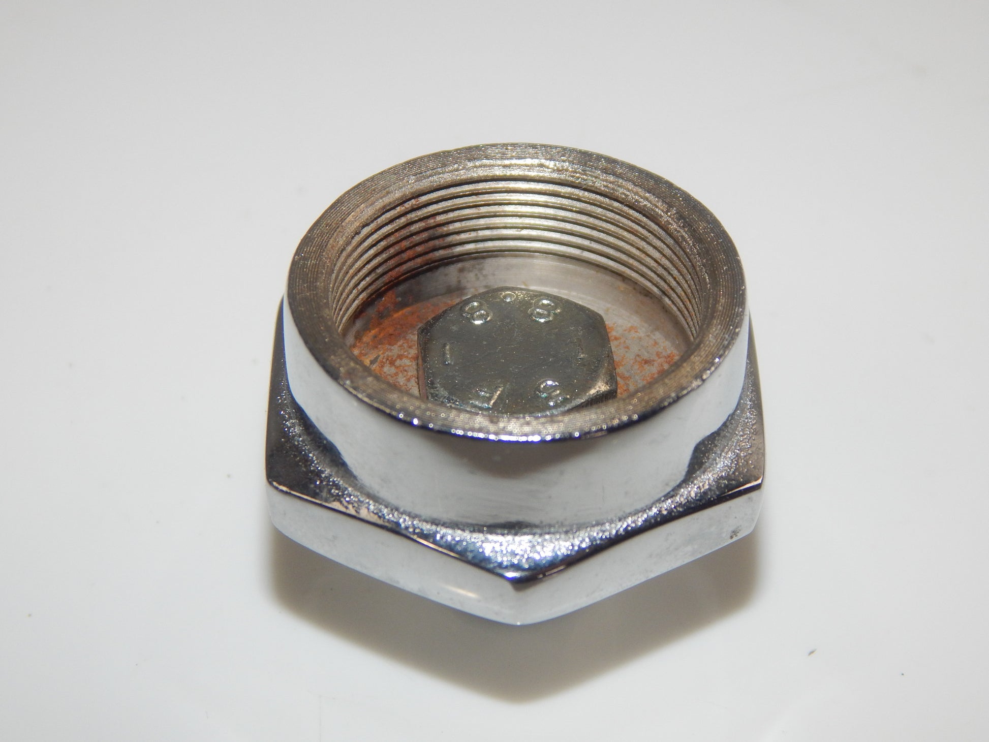 1968-71 PENTON KTM 100 125 SIX DAY BERKSHIRE CERIANI FORK STEERING STEM TOP NUT - MotoRaider