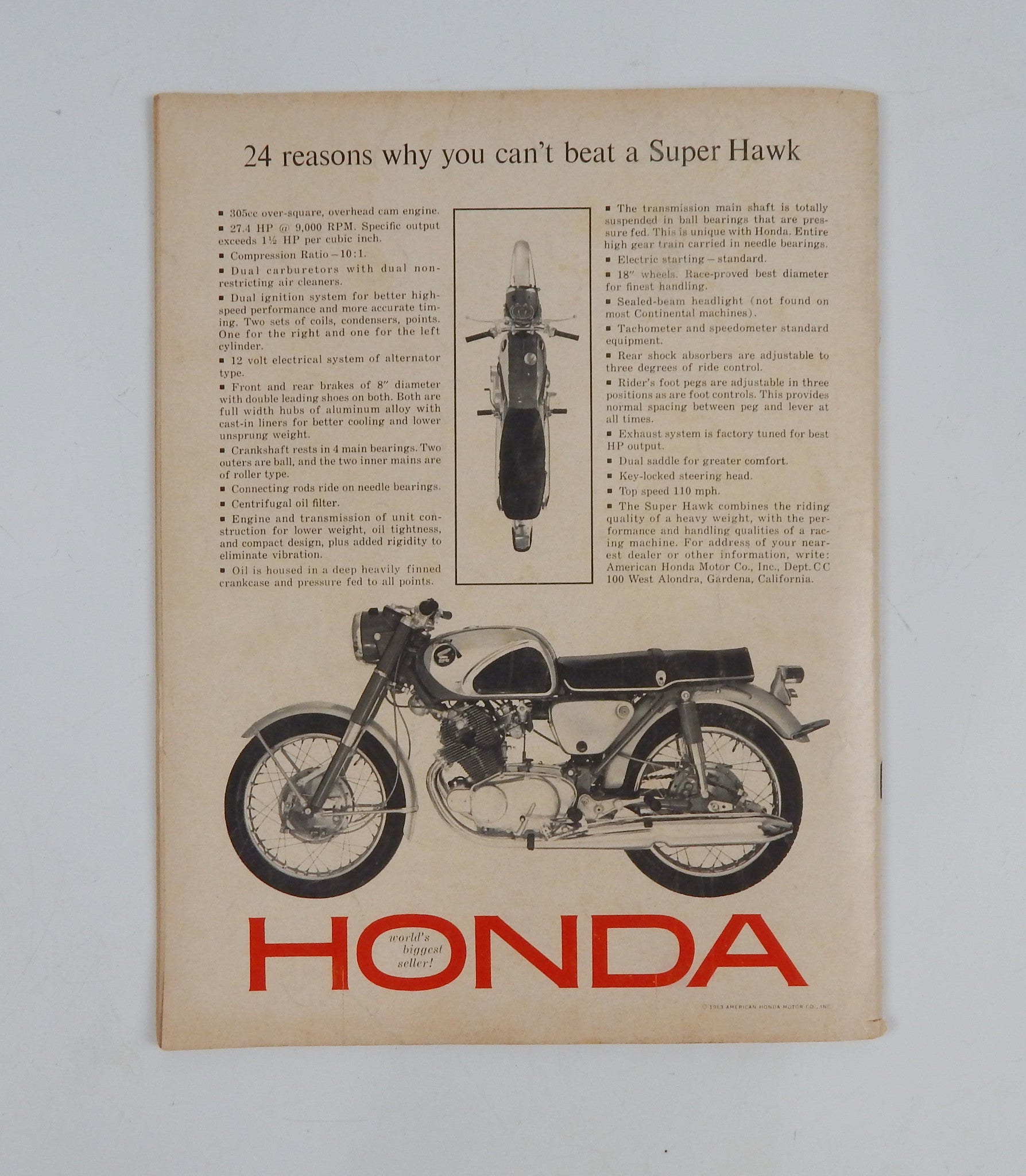 CYCLE WORD MAGAZINE JULY 1964 ROAD TEST YAMAHA YDS-3/RD-56 MONTESA 250 DIABLO - MotoRaider