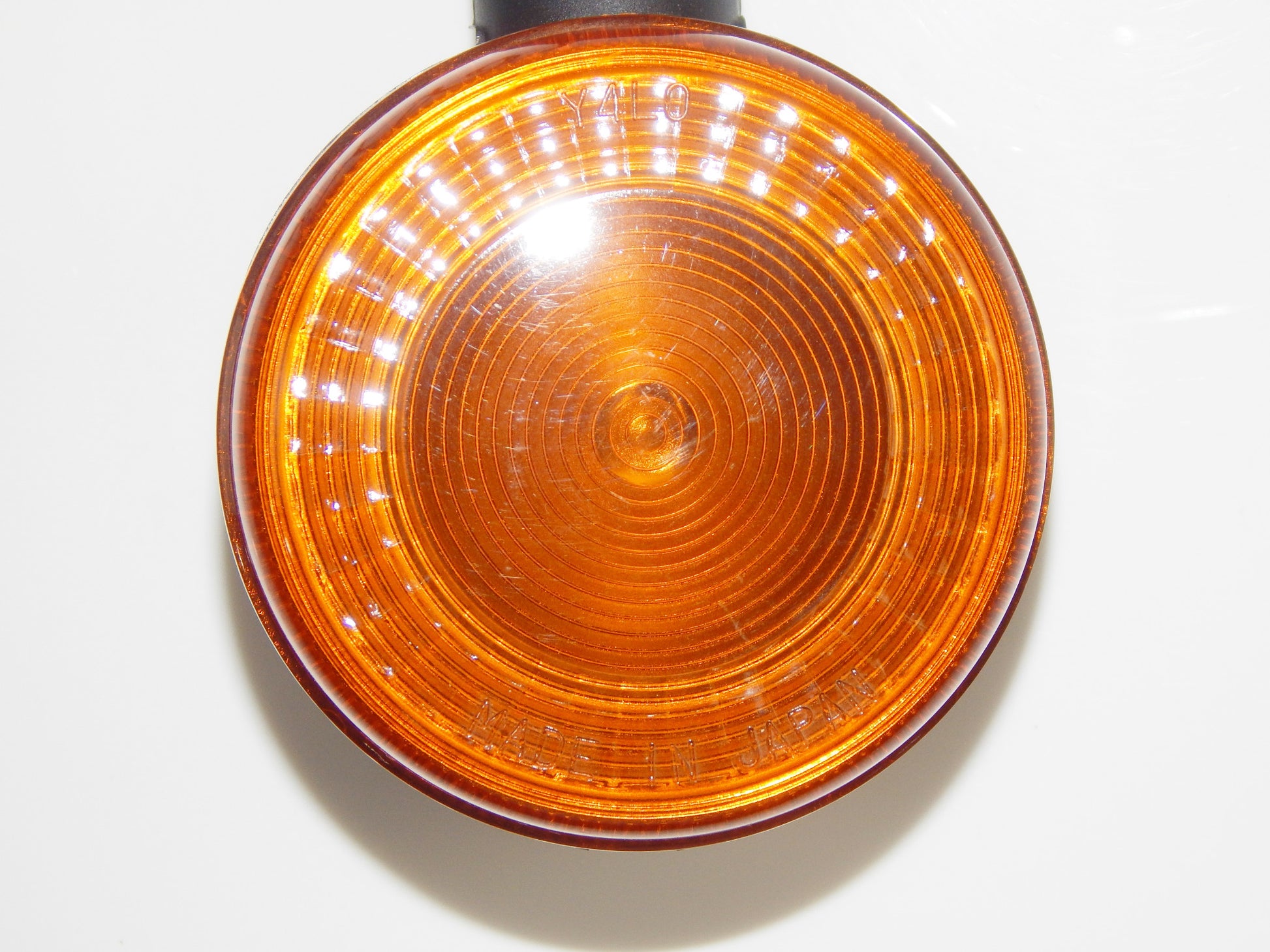 YAMAHA TURN SIGNAL INDICATOR FLASHER AMBER STAMPED "MADE IN JAPAN" "Y4L0" - MotoRaider