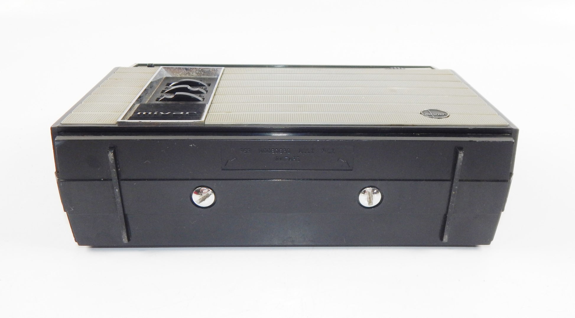 1970's MIVAR TRAFEM 11 TRANSISTOR 110-220 VOLT BATTERY 10,5x7x3" VINTAGE ITALY - MotoRaider