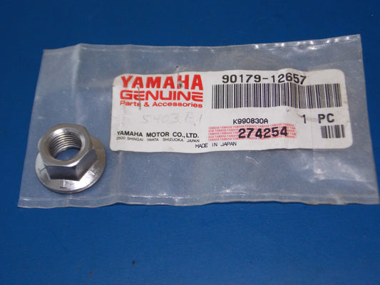 NOS YAMAHA 1995-2021 YFM80 YFS200 YFB250 XV250  SPECIAL SHAPE NUT 90179-12657 - MotoRaider