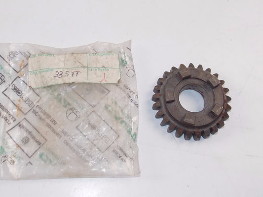 NOS OEM CAGIVA 1987 ELEFANTRE 125 TRANSMISSION GEAR MAIN SHAFT 6TH 33577 - MotoRaider