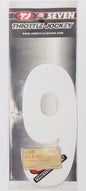 TJ FRONT/SIDE PANEL 7" WHITE NUMBERS STICKER SET "9" 11-5490 | 07-0009-W - MotoRaider
