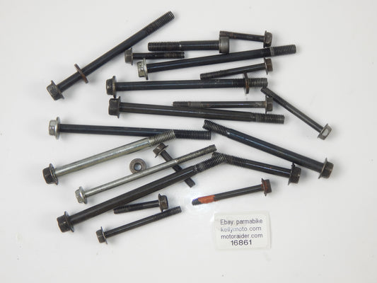1986 SUZUKI GSXR 750 MOTOR ENGINE CENTER CASE BOLTS VINTAGE - MotoRaider