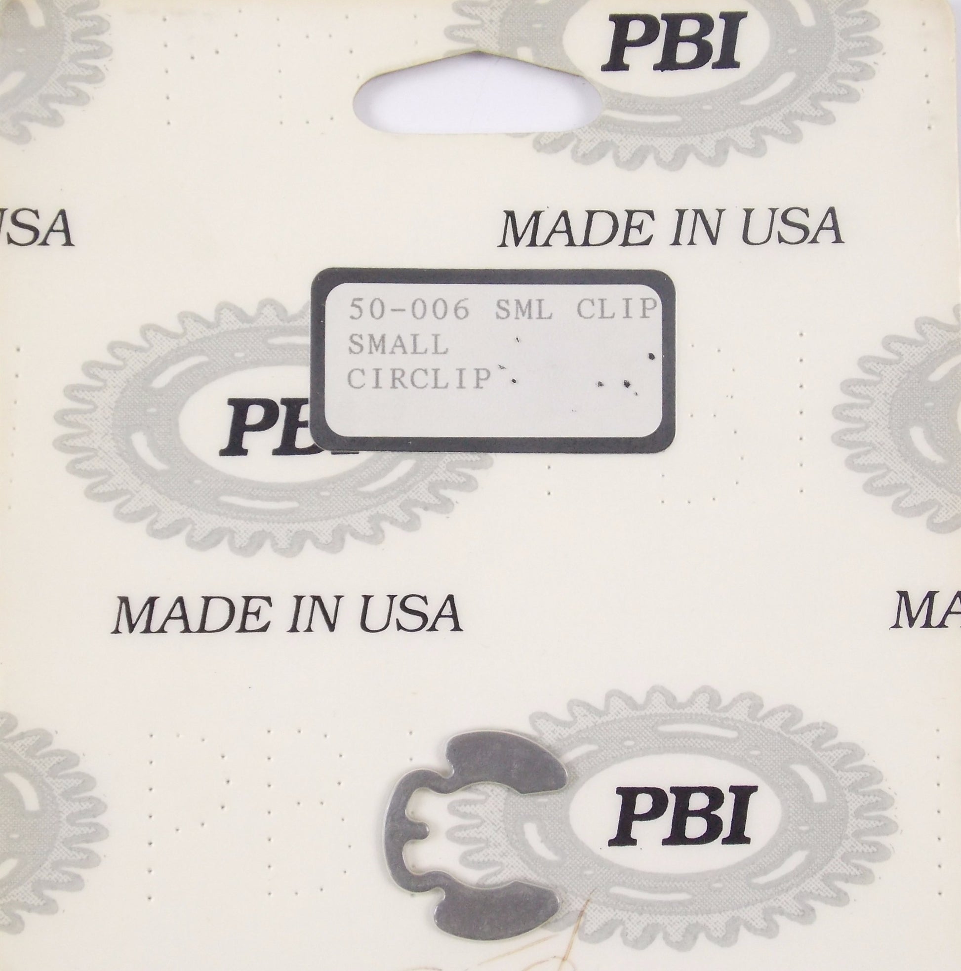 PBI COUNTER SHAFT SPROCKET SMALL CLIP 1 x 1 x 1 in. MOTORCYCLES 5304-62 | 50-006 - MotoRaider