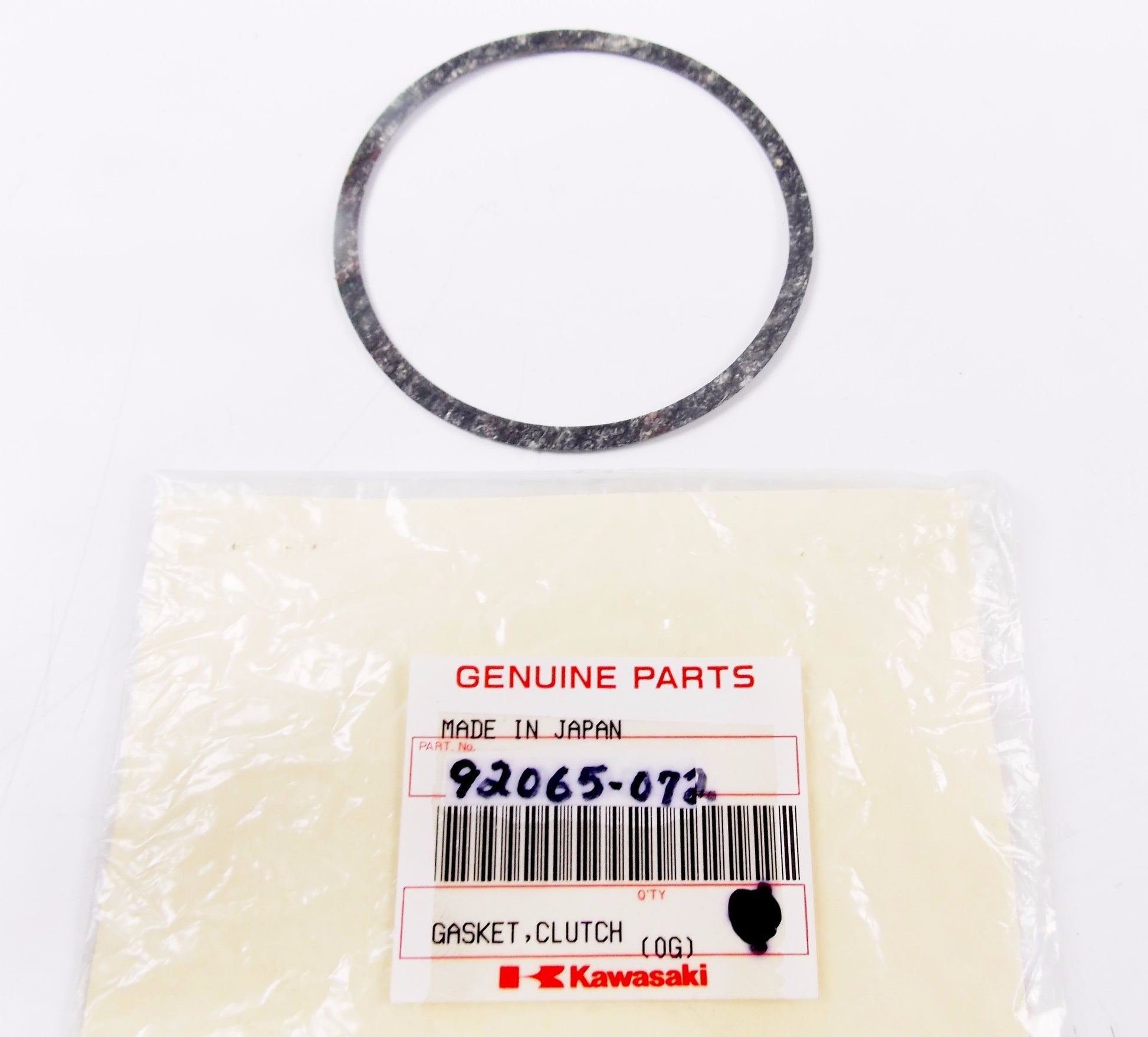 NOS OEM KAWASAKI 1969-1976 H1 KH500 GASKET CLUTCH 92065-072 - MotoRaider