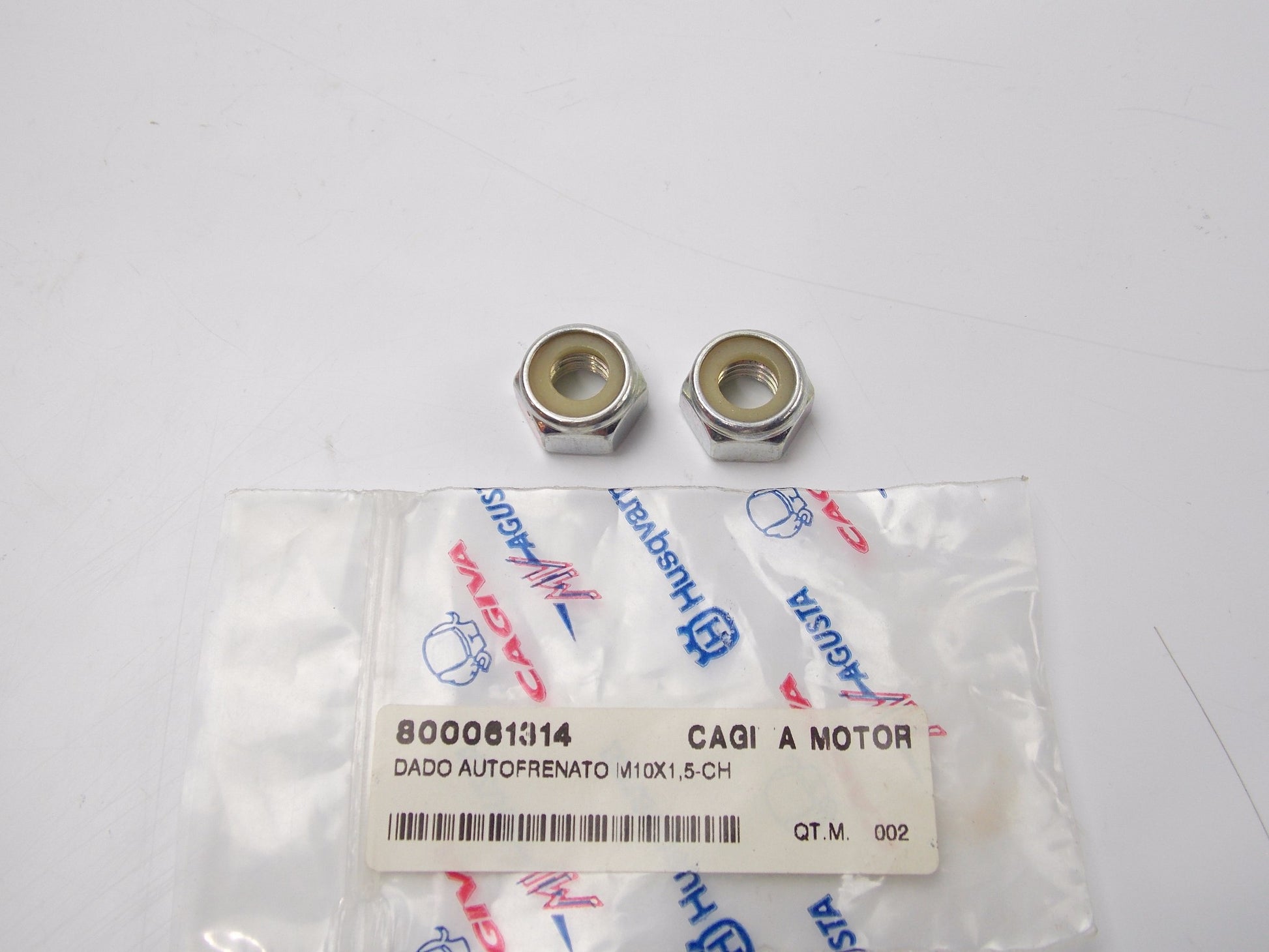 OEM CAGIVA 2001 WR - CR 125 MBS SELF LOCKING NUT M10X1.5 HUSQUARNA 800061314 - MotoRaider