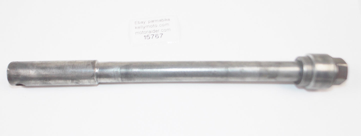 1970 ZUNDAPP LAVERDA LZ 125 175 FRONT WHEEL PIN BOLT AXLE - MotoRaider