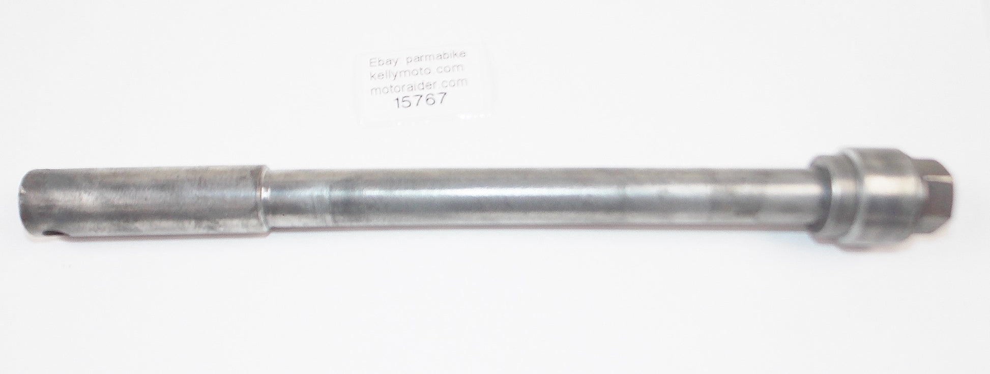 1970 ZUNDAPP LAVERDA LZ 125 175 FRONT WHEEL PIN BOLT AXLE - MotoRaider