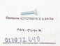 NOS OEM DUCATI 1986 350-400 F3 VINTAGE BOLT M6X25 017072040 - MotoRaider