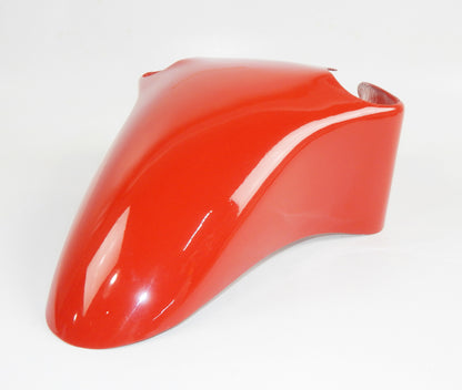 OEM DUCATI CAGIVA ALAZURRA 1985-87 FRONT RED MUDGUARD FIBERGLASS FENDER VINTAGE - MotoRaider