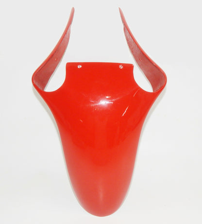 OEM DUCATI CAGIVA ALAZURRA 1985-87 FRONT RED MUDGUARD FIBERGLASS FENDER VINTAGE - MotoRaider